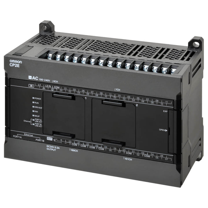 Omron CP2E-N40DR-A - representative family image; verify the exact MPN before ordering.